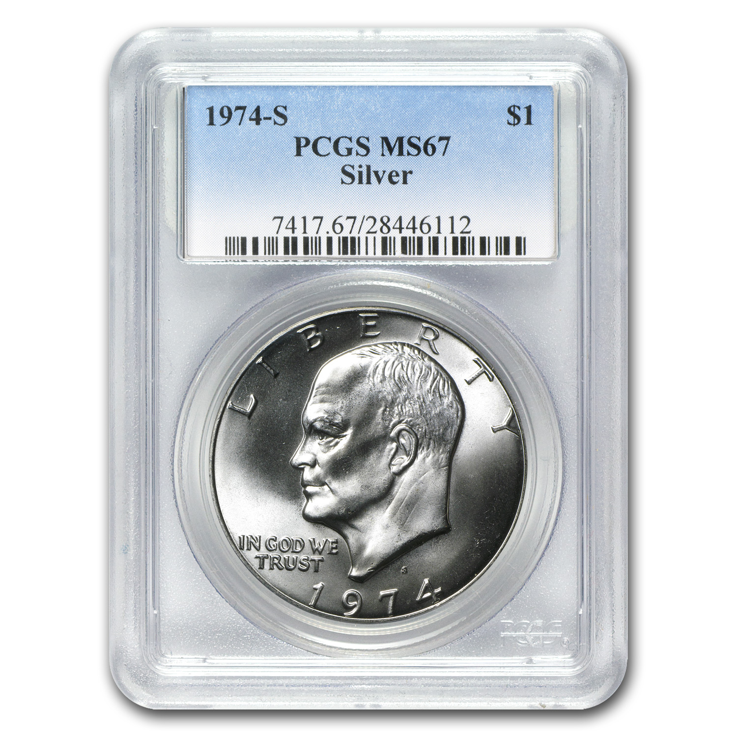 Buy 1974-S Silver Eisenhower Dollar MS-67 PCGS