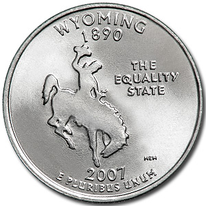 Buy 2007-D Wyoming State Quarter BU