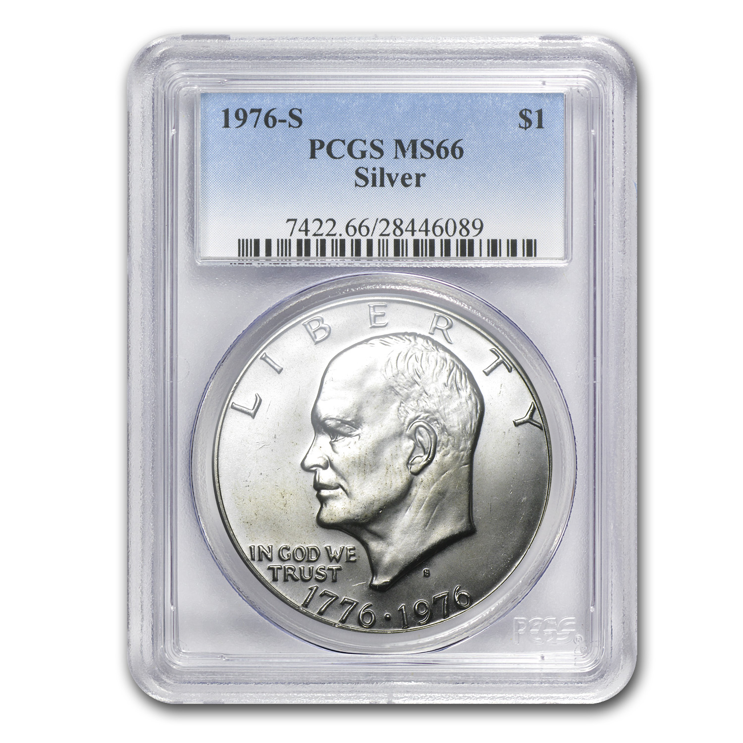 Buy 1976-S Silver Eisenhower Dollar MS-66 PCGS - Click Image to Close