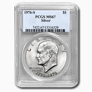 Buy 1976-S Silver Eisenhower Dollar MS-67 PCGS - Click Image to Close
