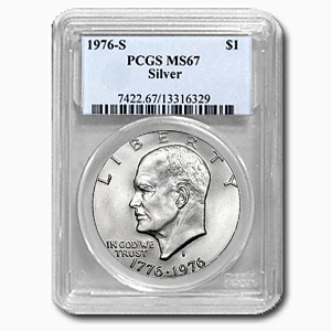 Buy 1976-S Silver Eisenhower Dollar MS-67 PCGS