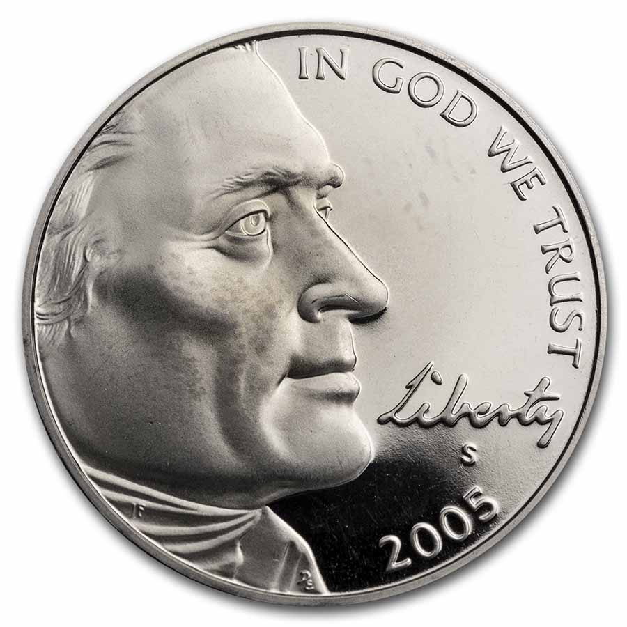 Buy 2005-S Jefferson Nickel American Bison Gem Proof