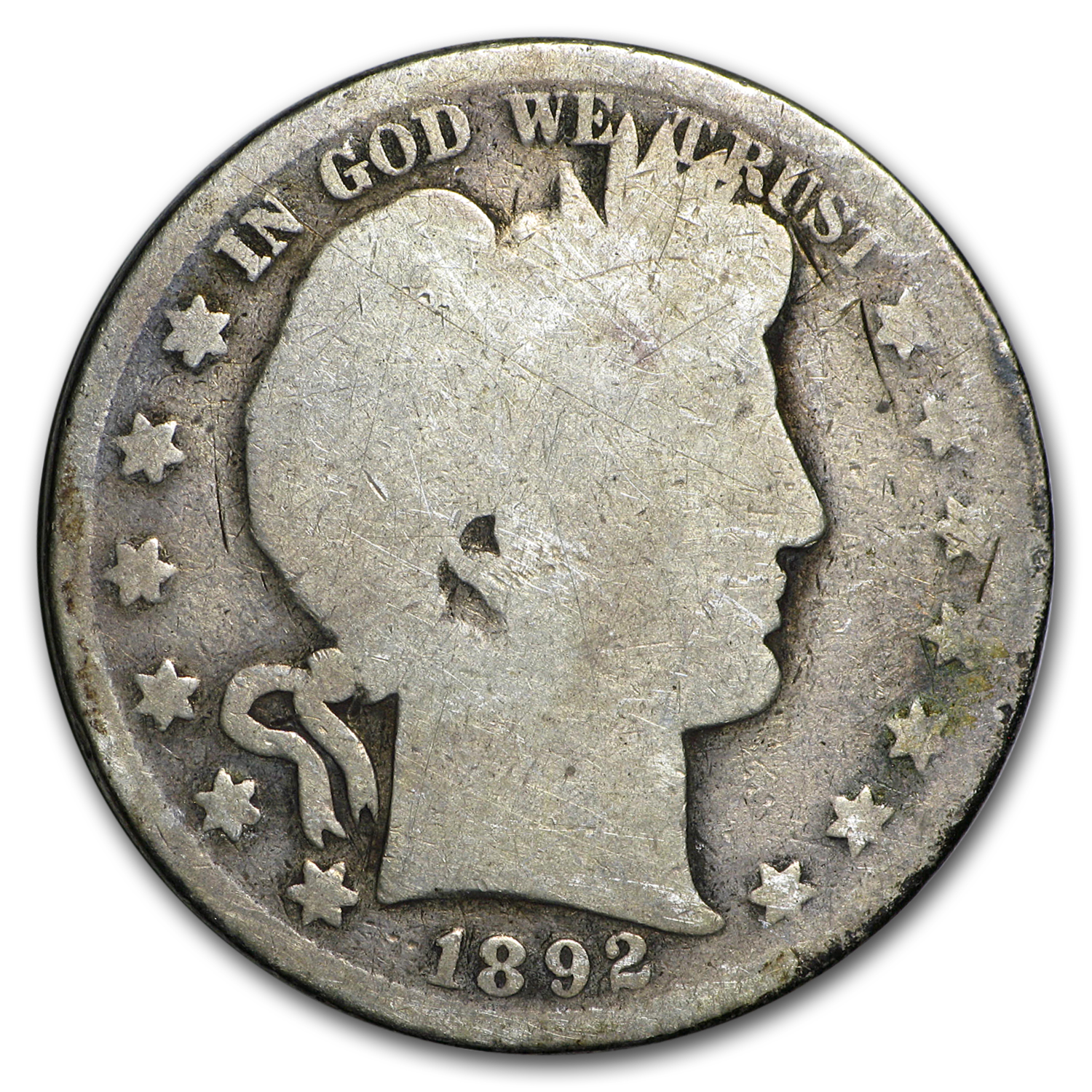 Buy 1892 Barber Half Dollar AG