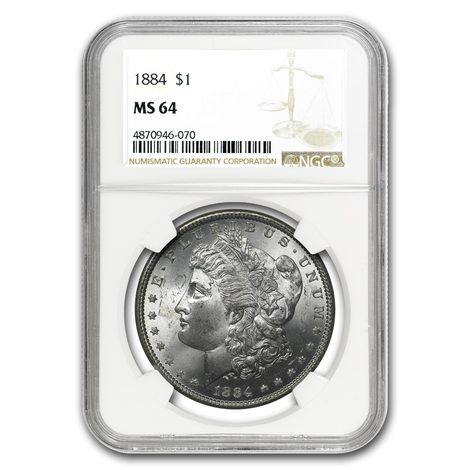 Buy 1884 Morgan Dollar MS-64 NGC