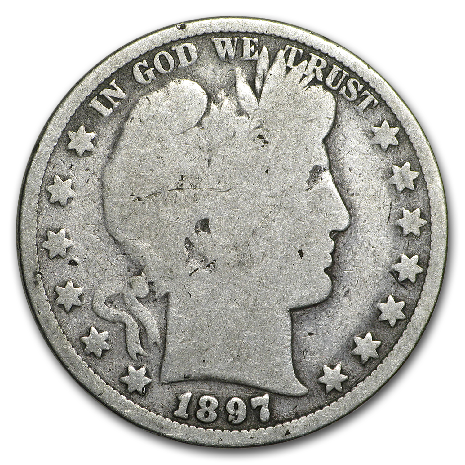 Buy 1897 Barber Half Dollar Good