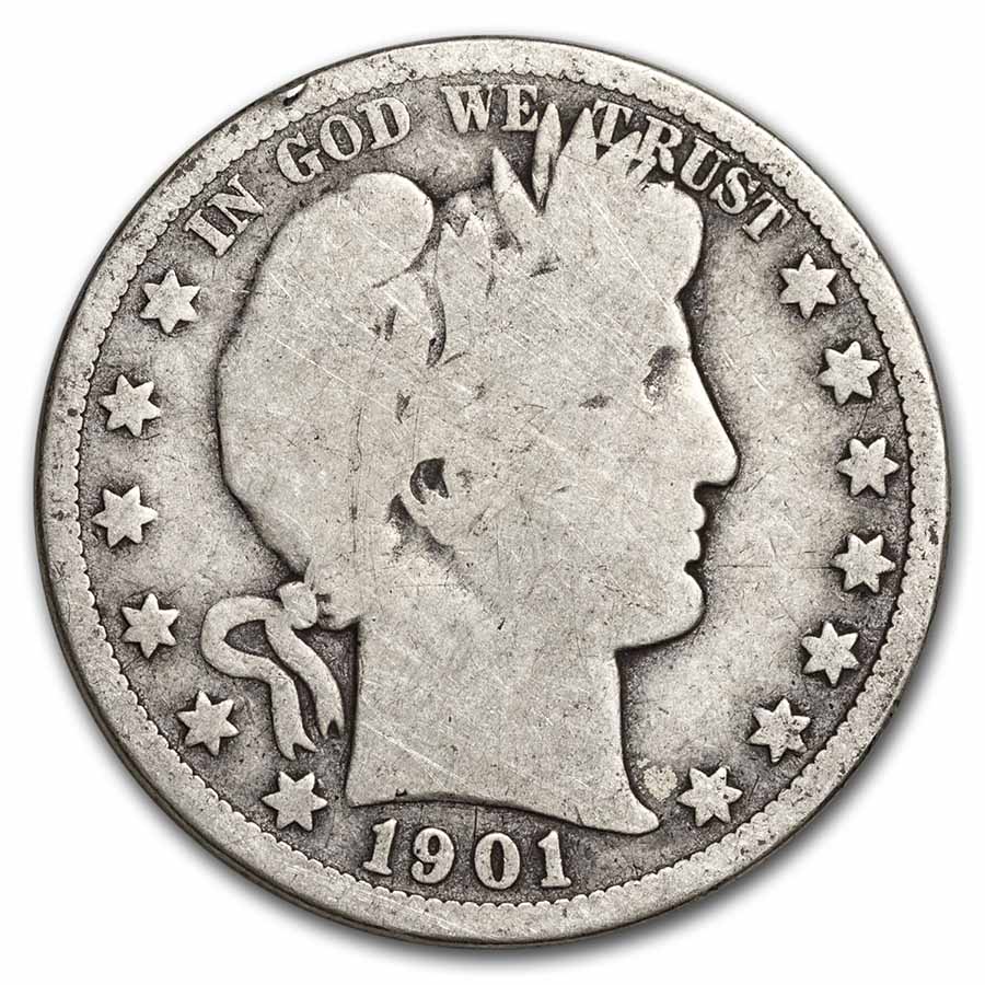 Buy 1901-O Barber Half Dollar AG