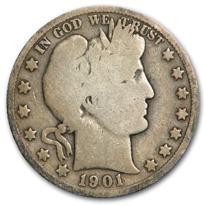 Buy 1901-O Barber Half Dollar Good