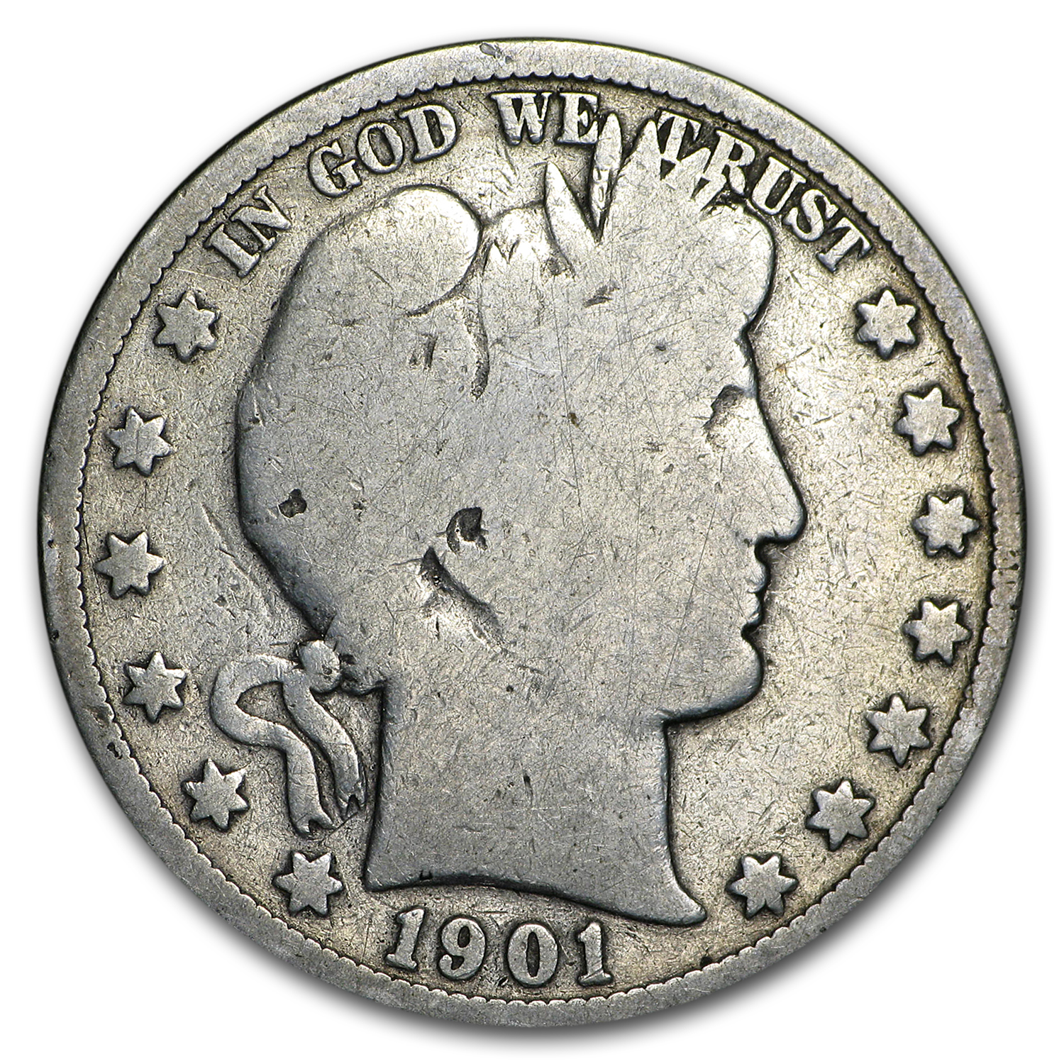 Buy 1901-S Barber Half Dollar AG