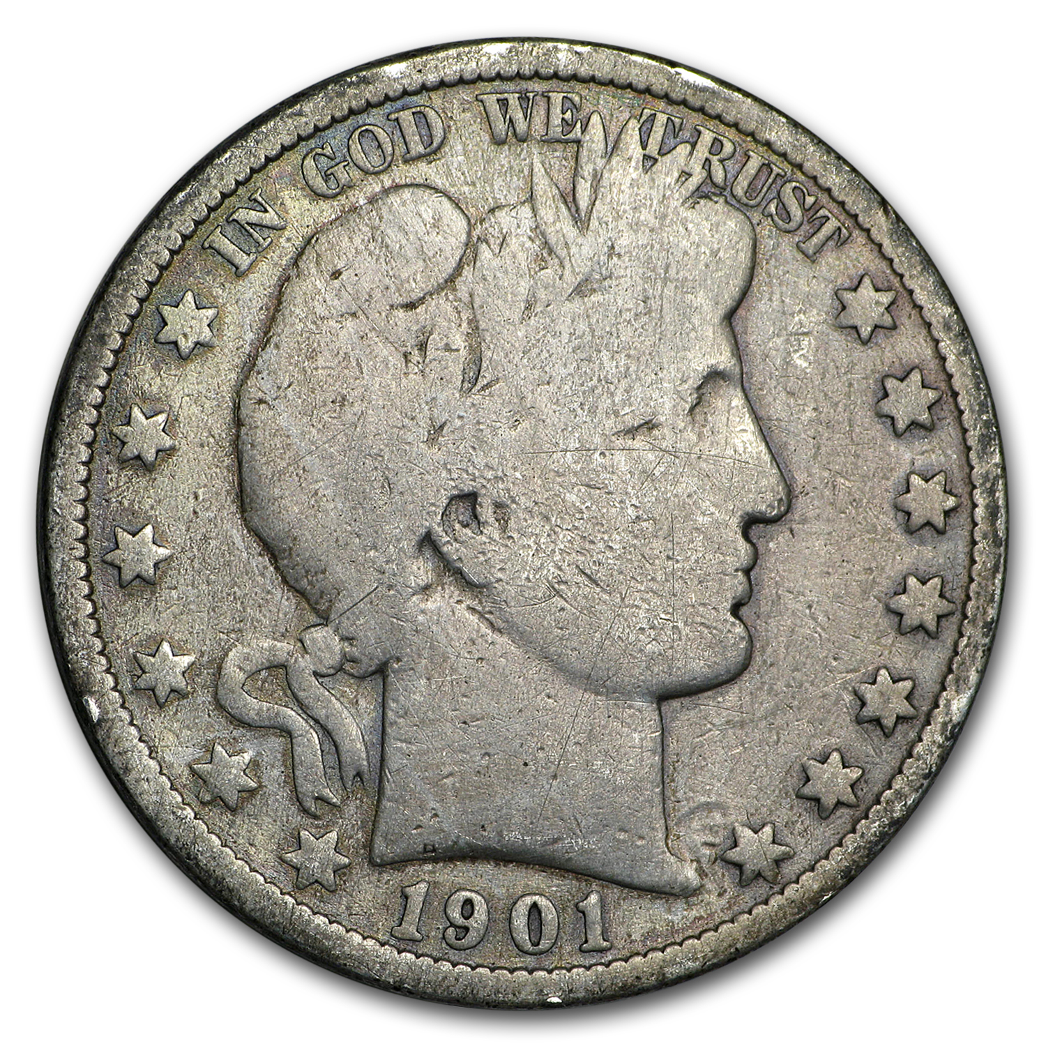 Buy 1901-S Barber Half Dollar Good