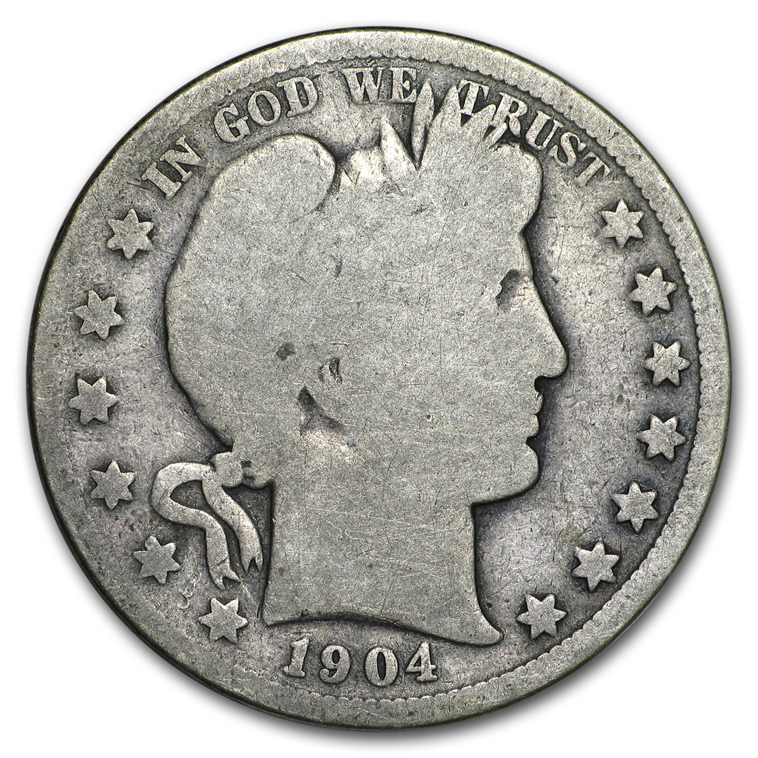 Buy 1904 Barber Half Dollar Good