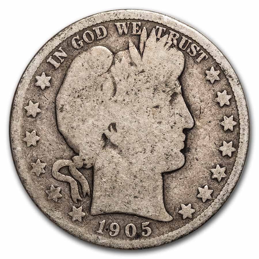 Buy 1905-S Barber Half Dollar Good