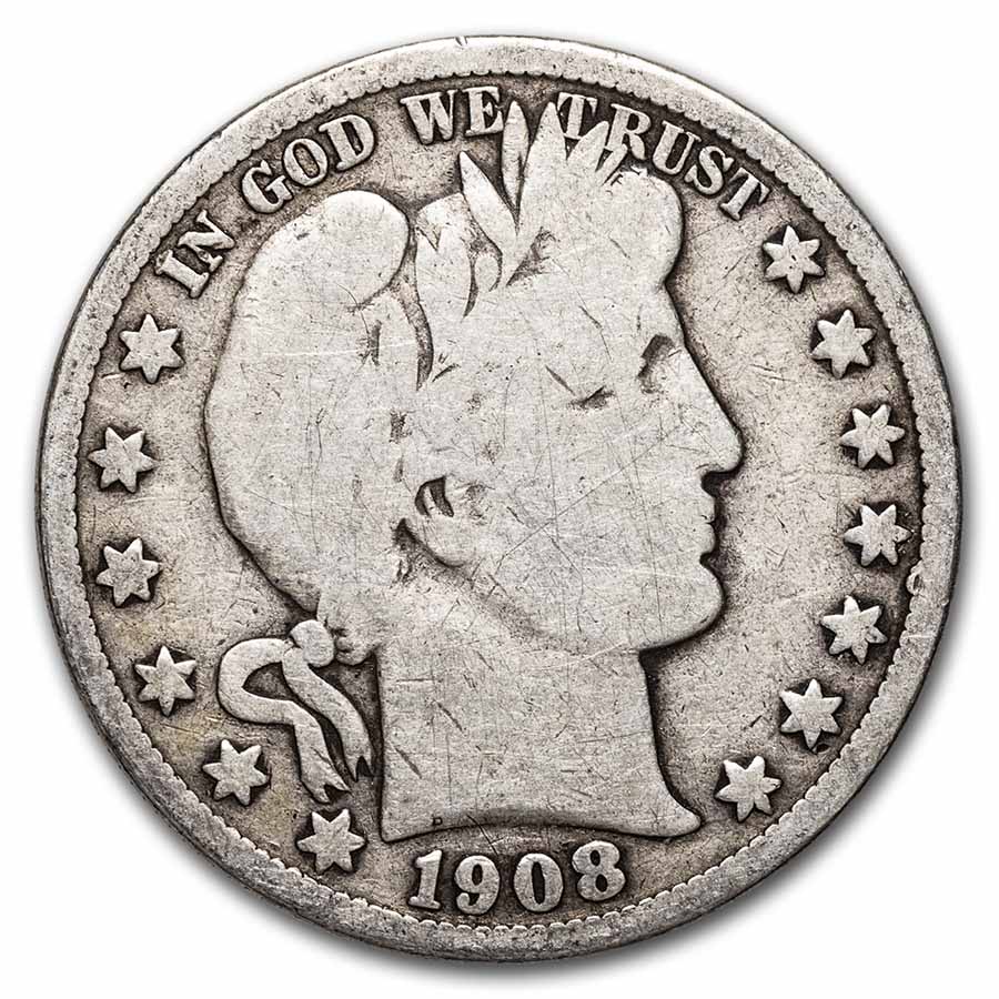 Buy 1908-O Barber Half Dollar Good