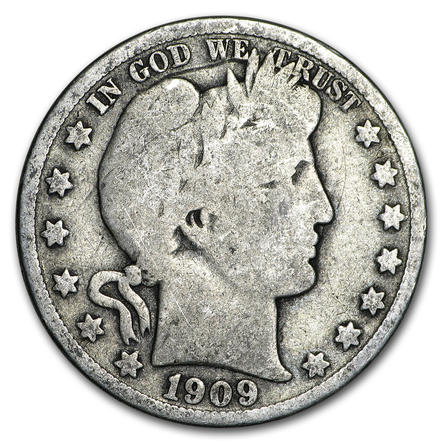 Buy 1909-O Barber Half Dollar Good