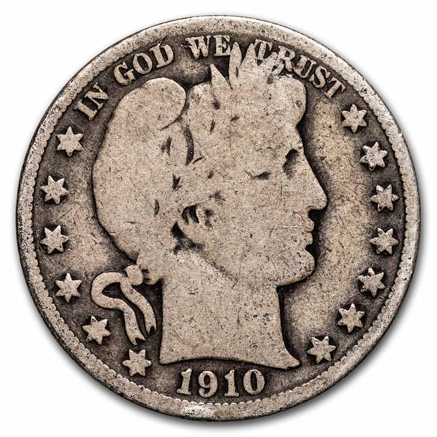 Buy 1910 Barber Half Dollar Good