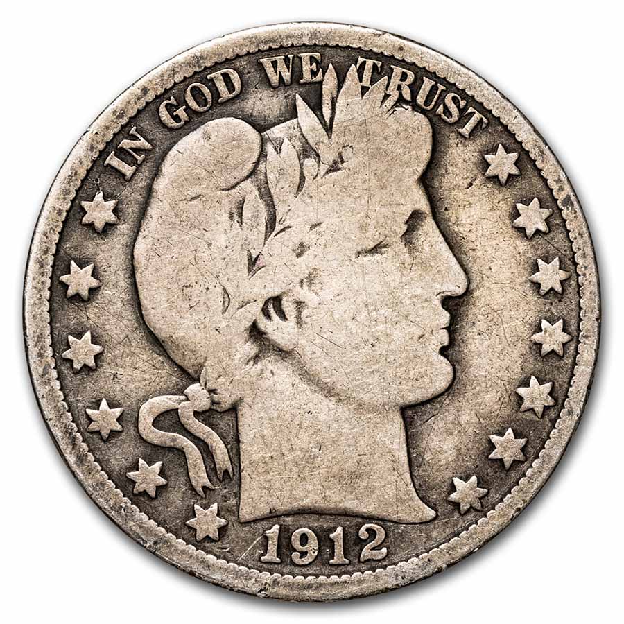 Buy 1912 Barber Half Dollar Good