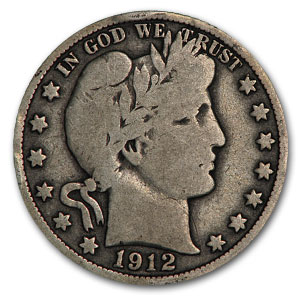 Buy 1912-S Barber Half Dollar Good