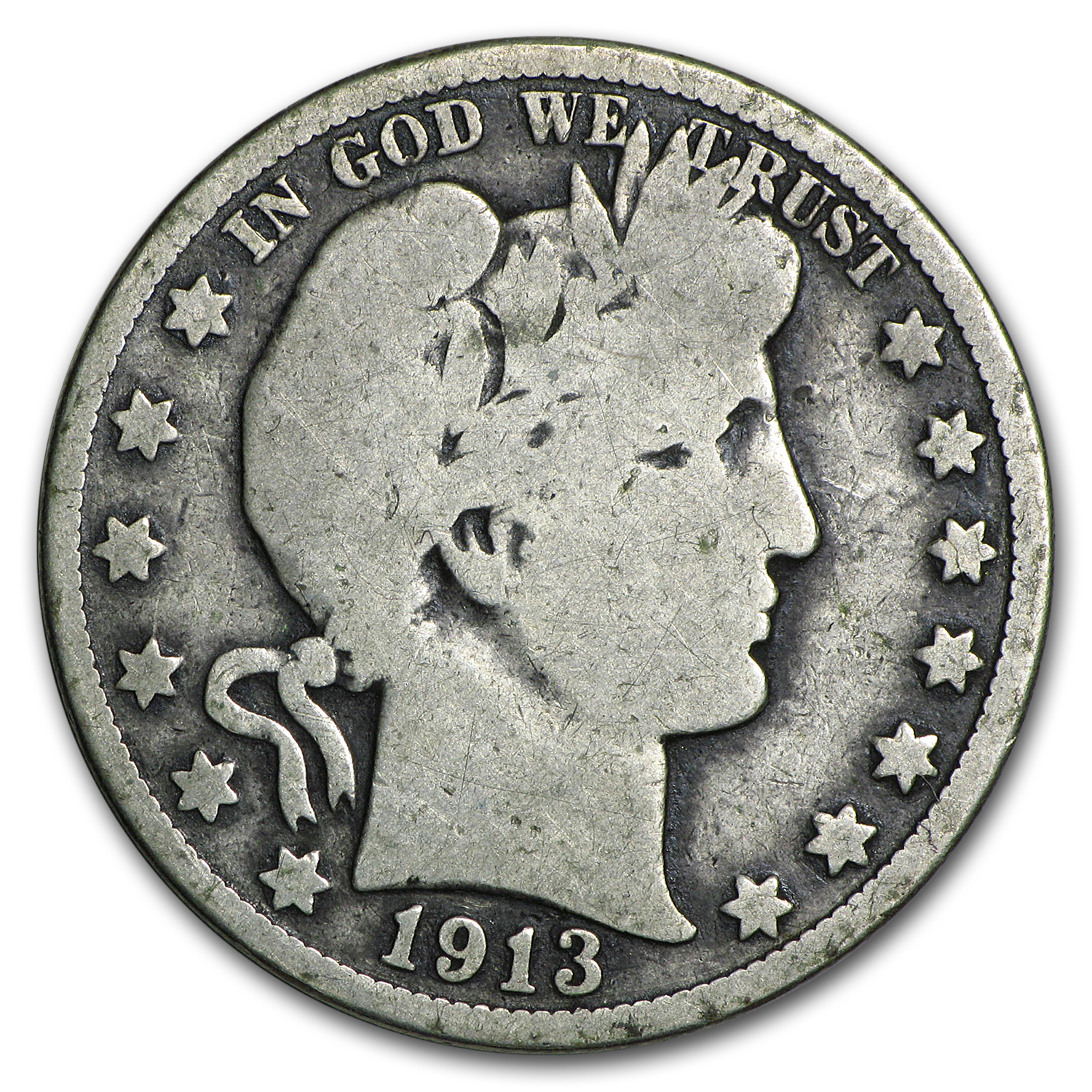 Buy 1913 Barber Half Dollar Good