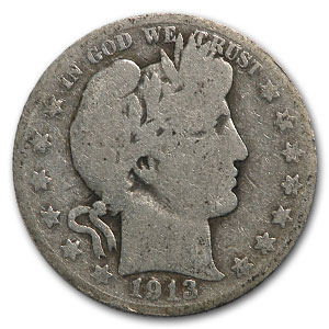 Buy 1913-S Barber Half Dollar AG