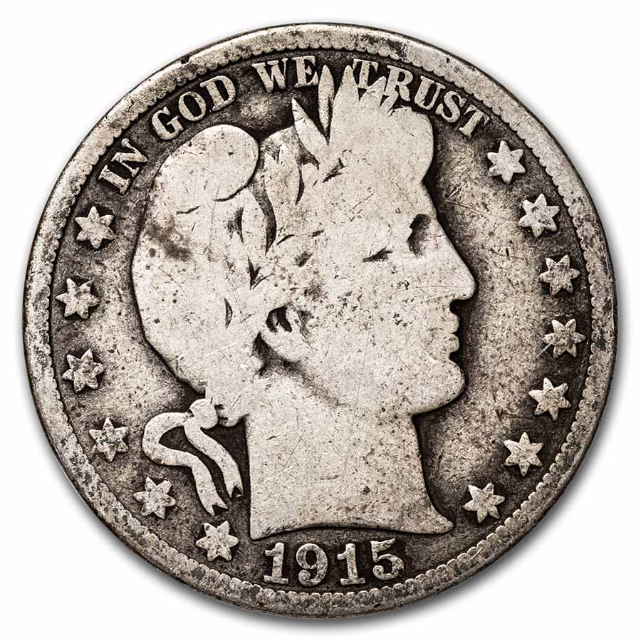 Buy 1915-S Barber Half Dollar Good