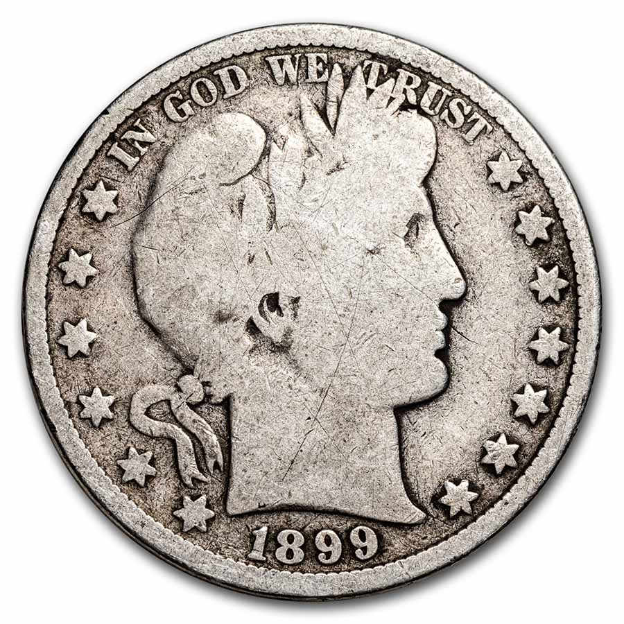 Buy 1899 Barber Half Dollar Good