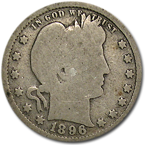 Buy 1896 Barber Quarter Good/VG