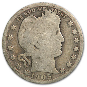 Buy 1905-O Barber Quarter AG