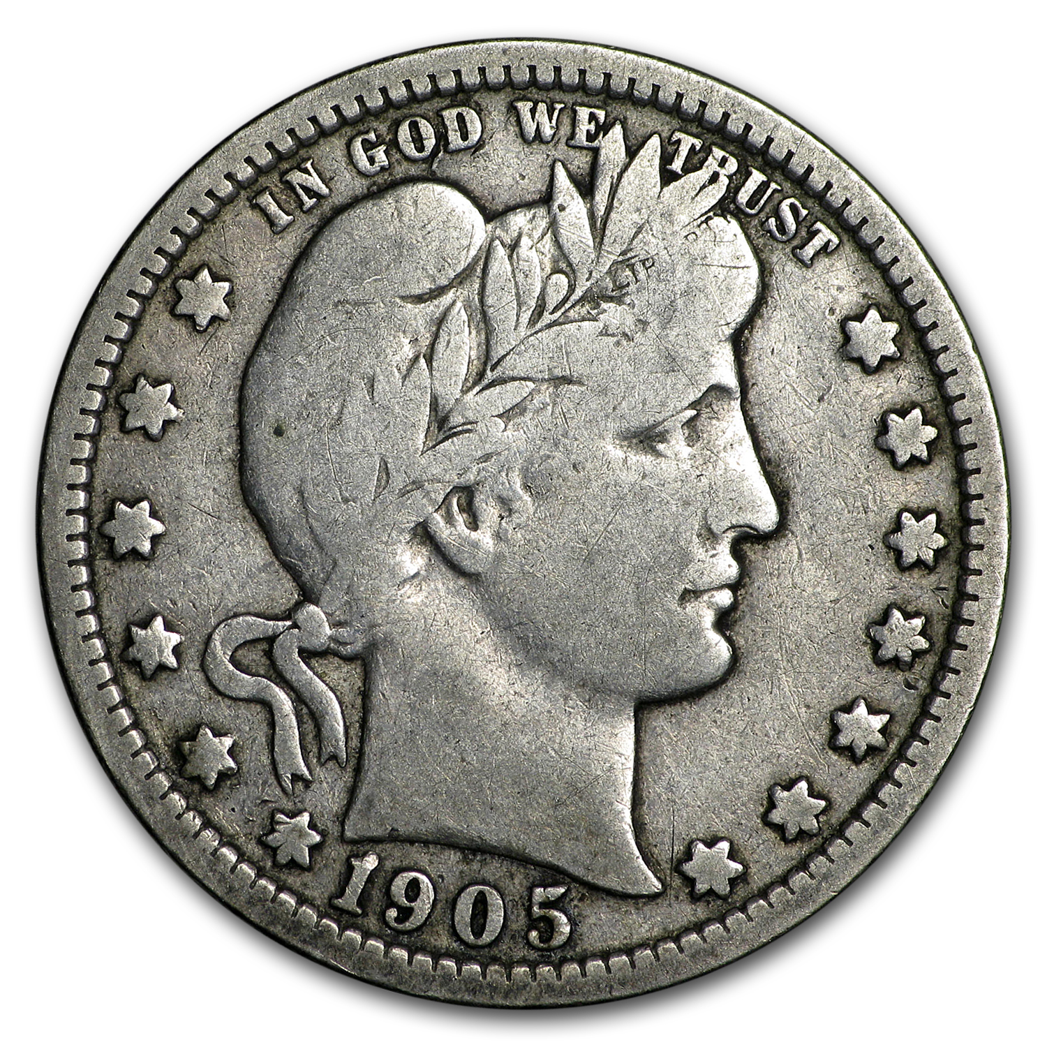 Buy 1905-O Barber Quarter Good