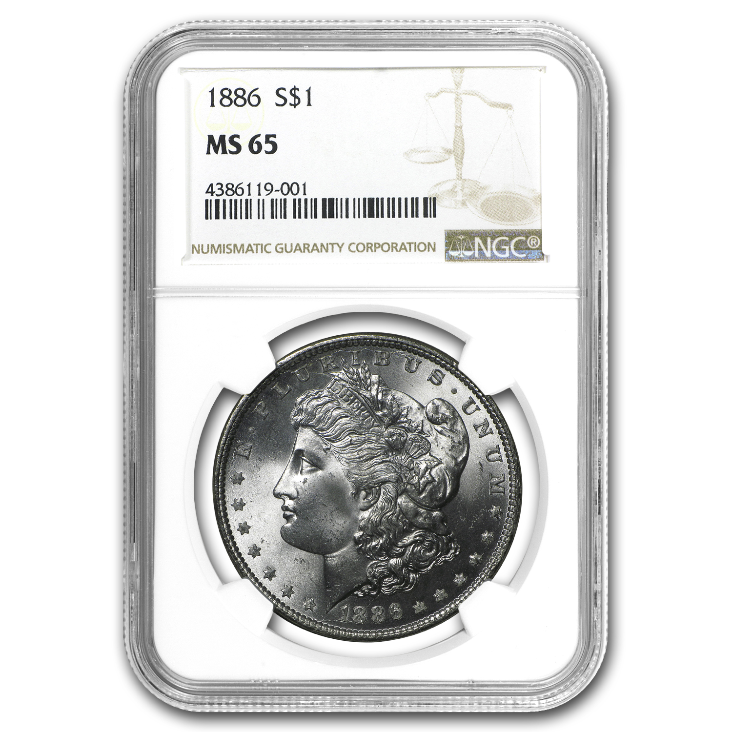 Buy 1886 Morgan Dollar MS-65 NGC