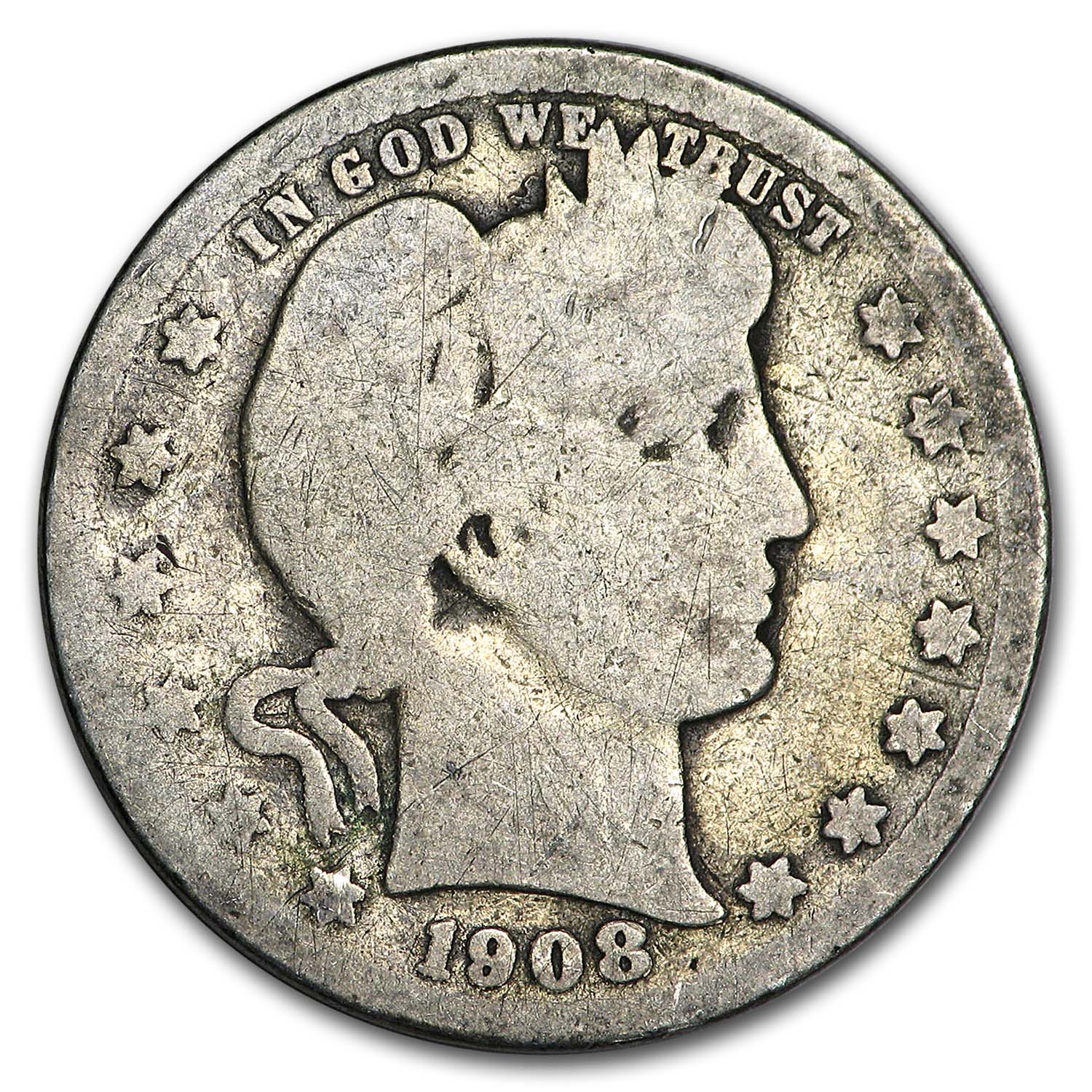 Buy 1908 Barber Quarter Good/VG