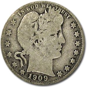 Buy 1909-D Barber Quarter Good