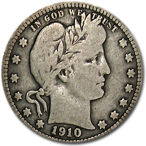 Buy 1910 Barber Quarter Good/VG