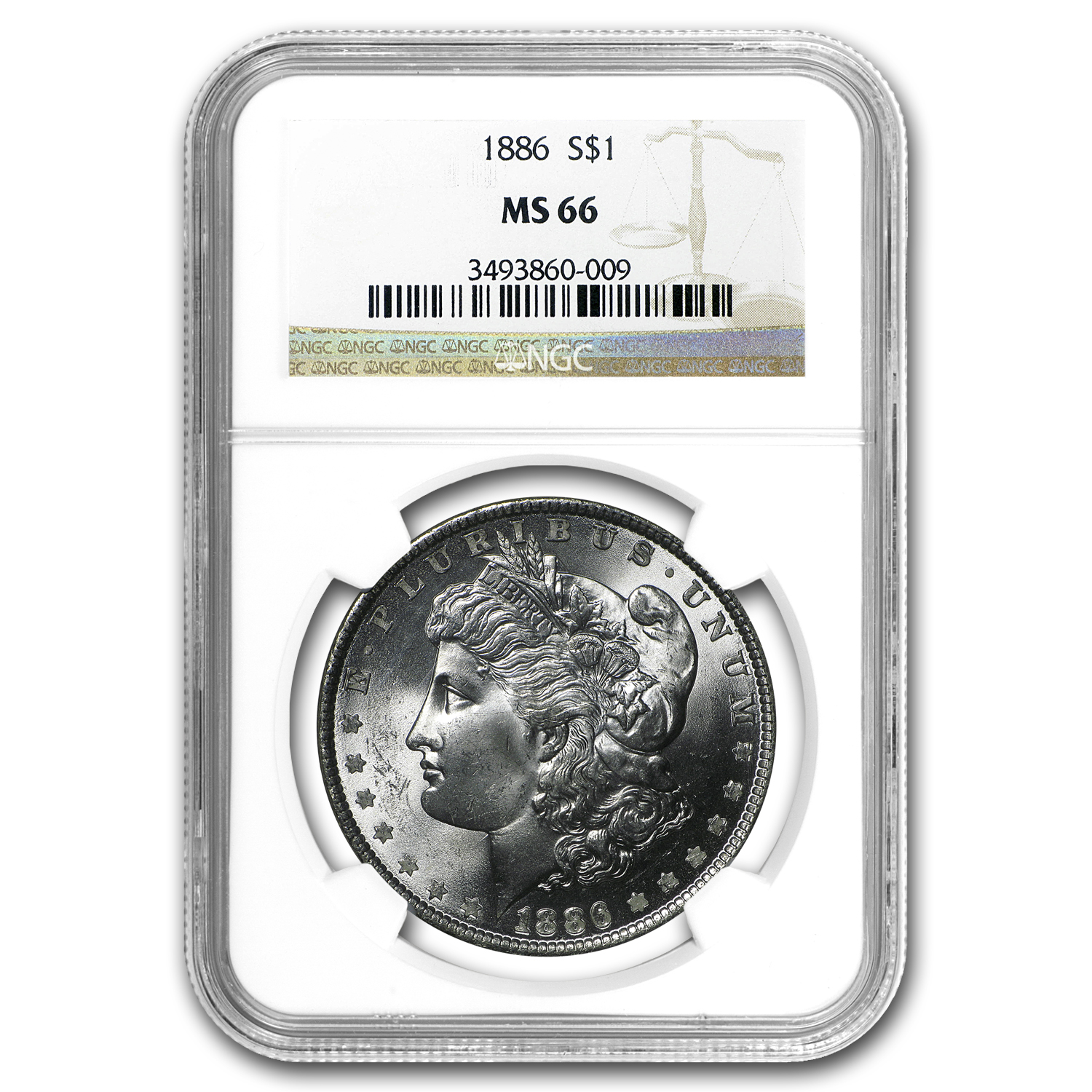 Buy 1886 Morgan Dollar MS-66 NGC