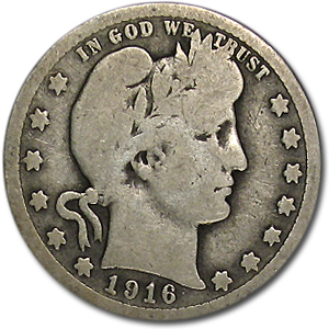 Buy 1916 Barber Quarter Good/VG