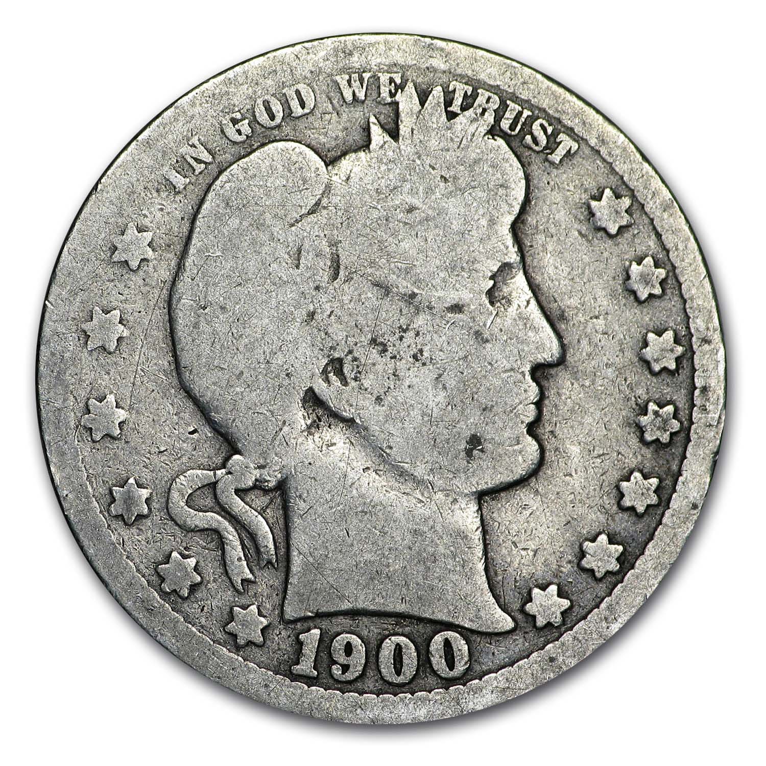 Buy 1900 Barber Quarter Good/VG