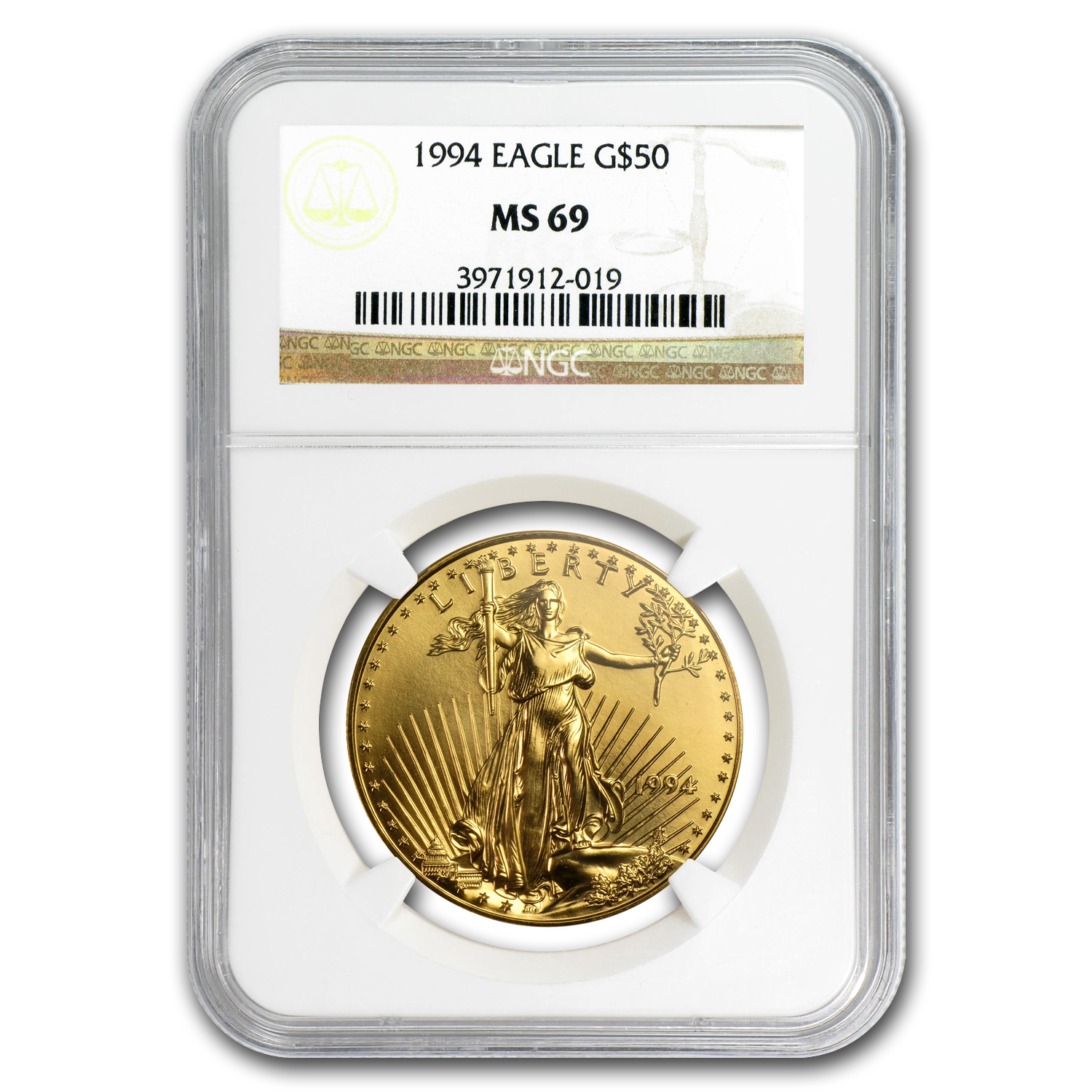 Buy 1994 1 oz American Gold Eagle MS-69 NGC
