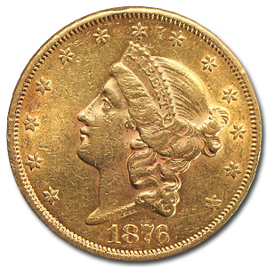 Buy 1876-S $20 Liberty Gold Double Eagle AU