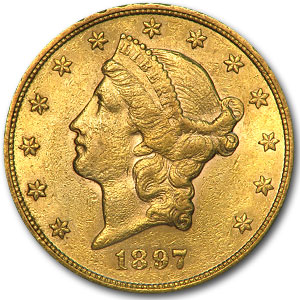 Buy 1897 $20 Liberty Gold Double Eagle AU