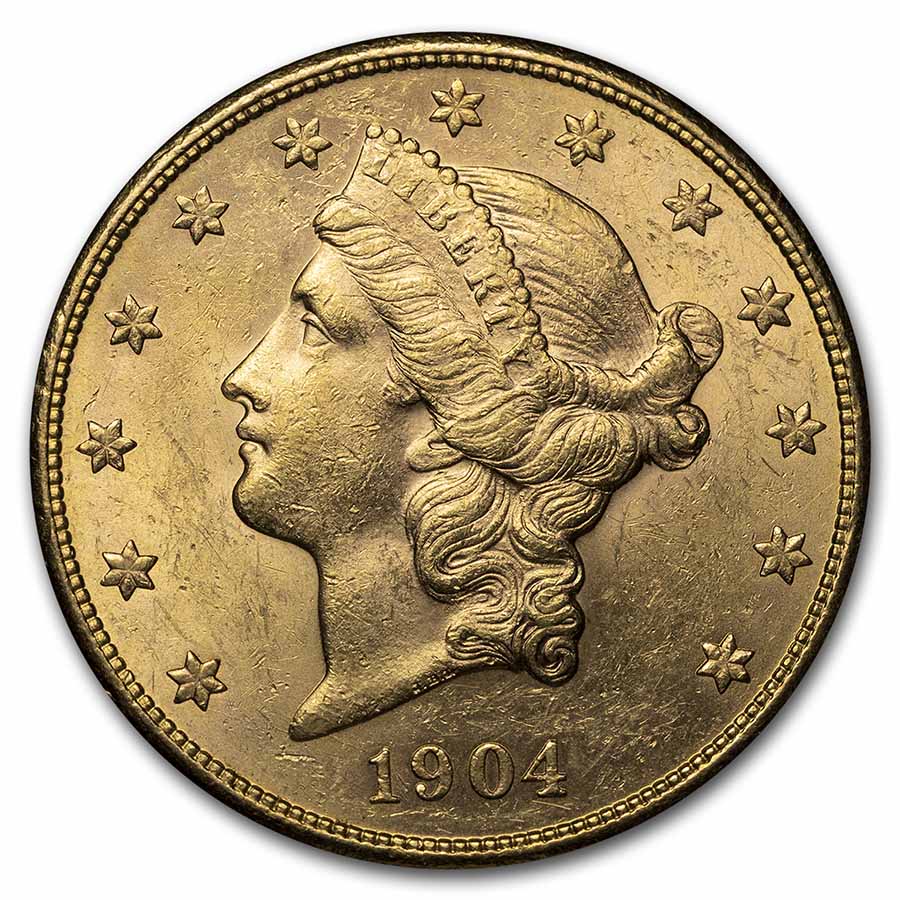 Buy 1904-S $20 Liberty Gold Double Eagle AU