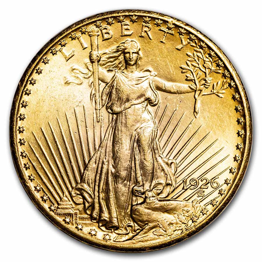 Buy 1926 $20 Saint-Gaudens Gold Double Eagle AU - Click Image to Close