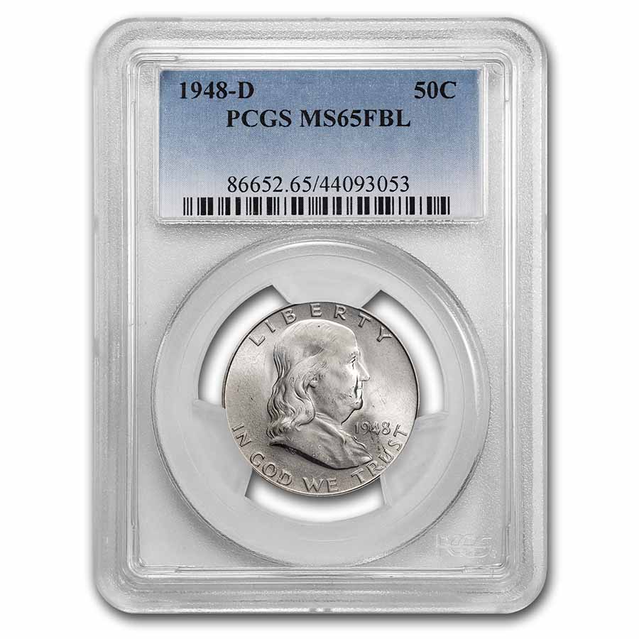 Buy 1948-D Franklin Half Dollar MS-65 PCGS (FBL)