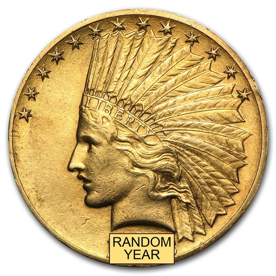 Buy $10 Indian Gold Eagle XF (Random Year)