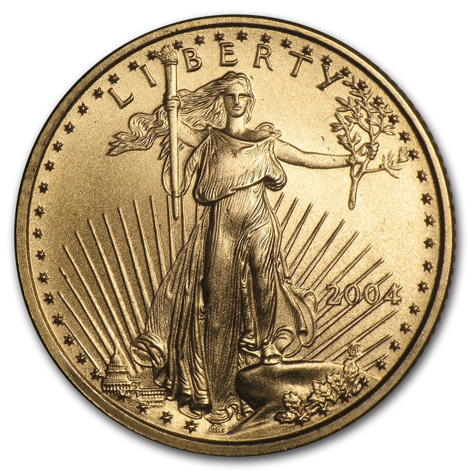 Buy 2004 1/4 oz American Gold Eagle BU