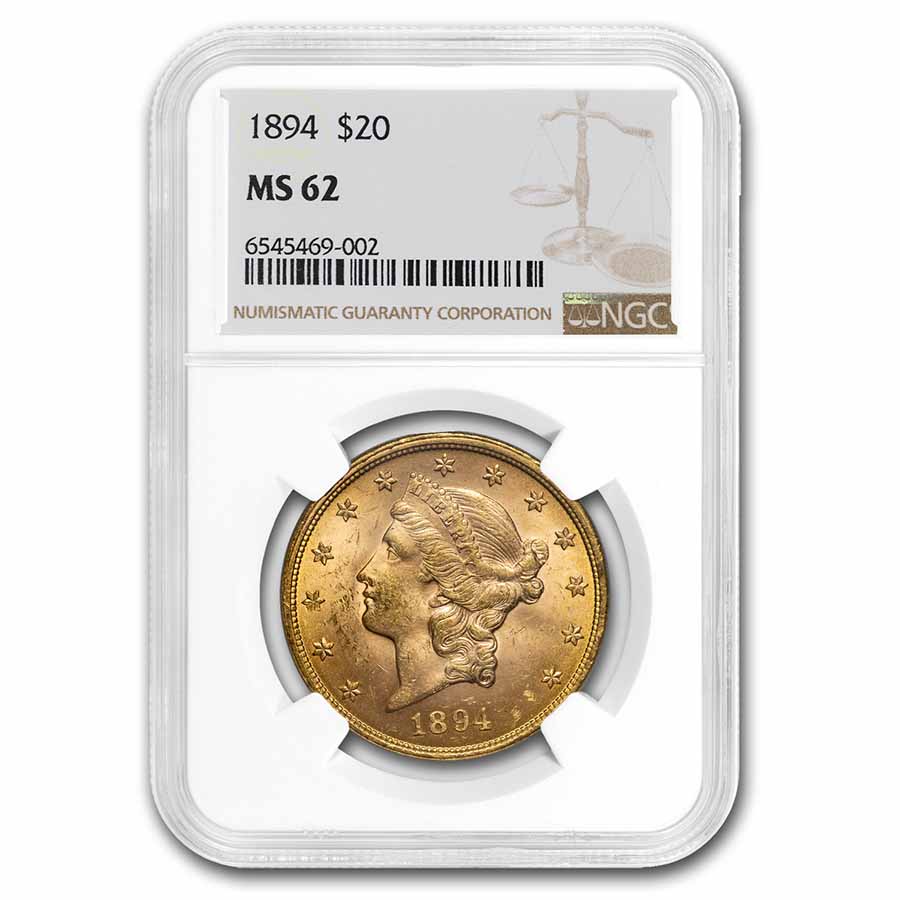 Buy 1894 $20 Liberty Gold Double Eagle MS-62 NGC