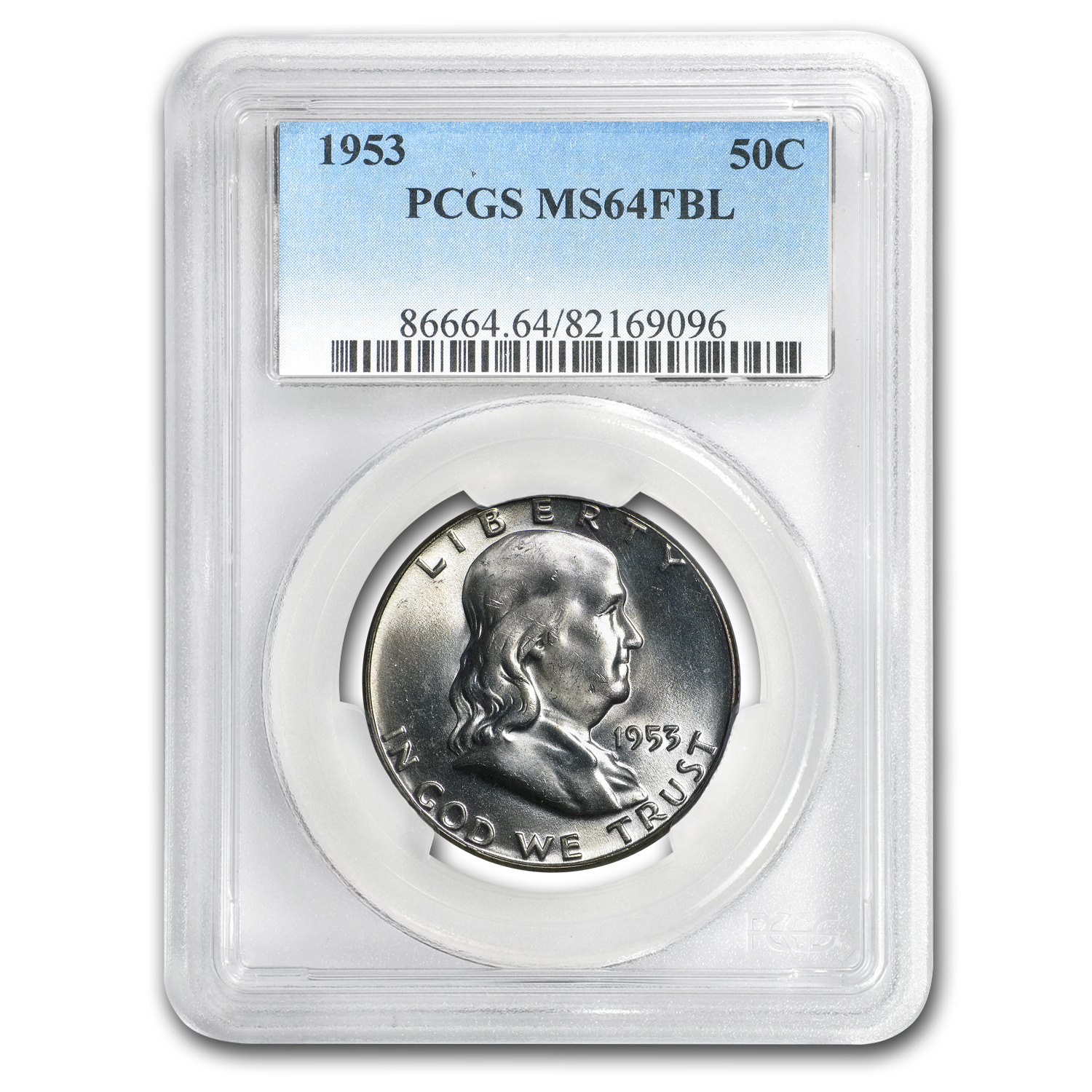 Buy 1953 Franklin Half Dollar MS-64 PCGS (FBL)