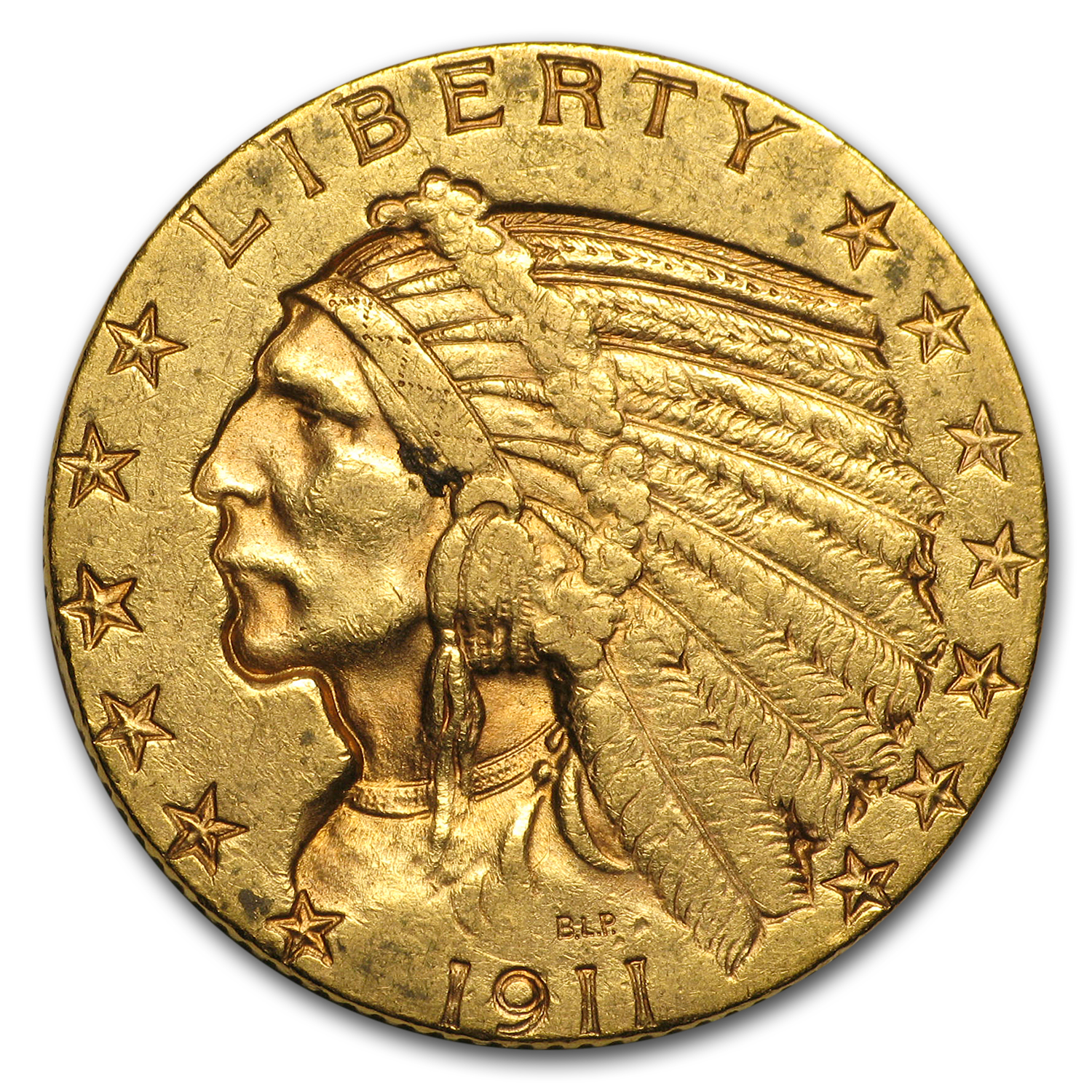 Buy 1911-S $5 Indian Gold Half Eagle AU