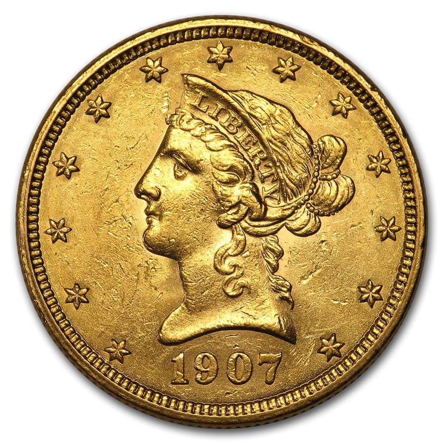 Buy 1907 $10 Liberty Gold Eagle AU