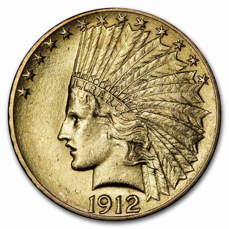 Buy 1912 $10 Indian Gold Eagle AU - Click Image to Close