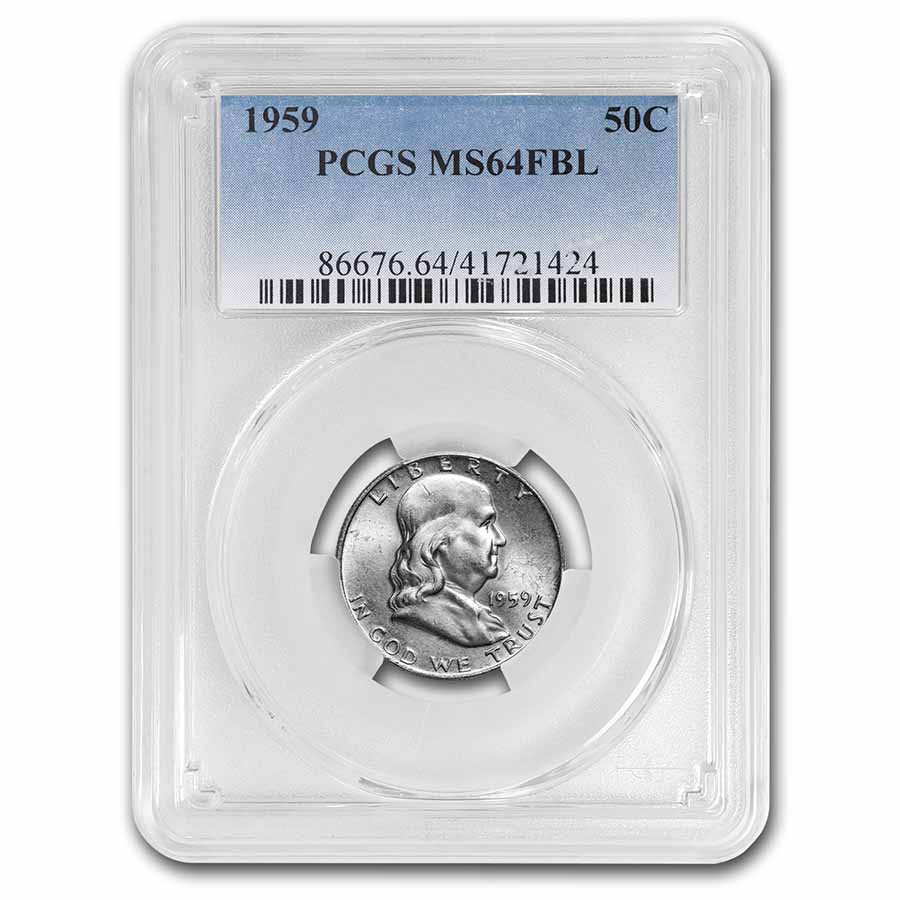 Buy 1959 Franklin Half Dollar MS-64 PCGS (FBL)