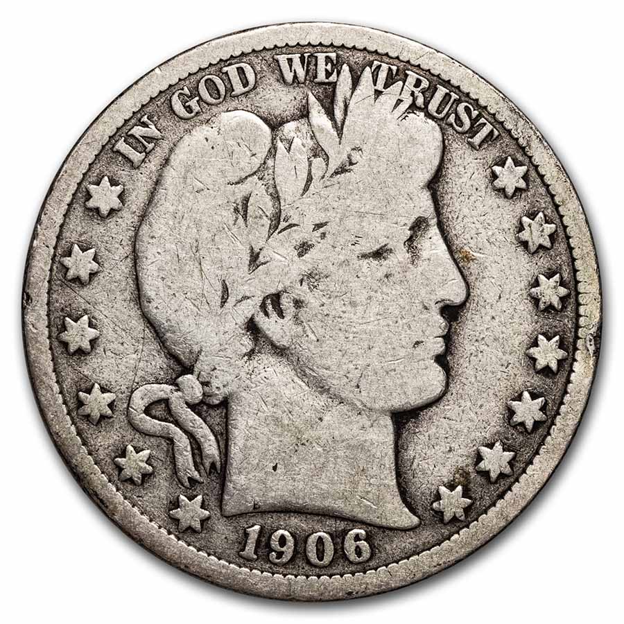 Buy 1906-D Barber Half Dollar VG