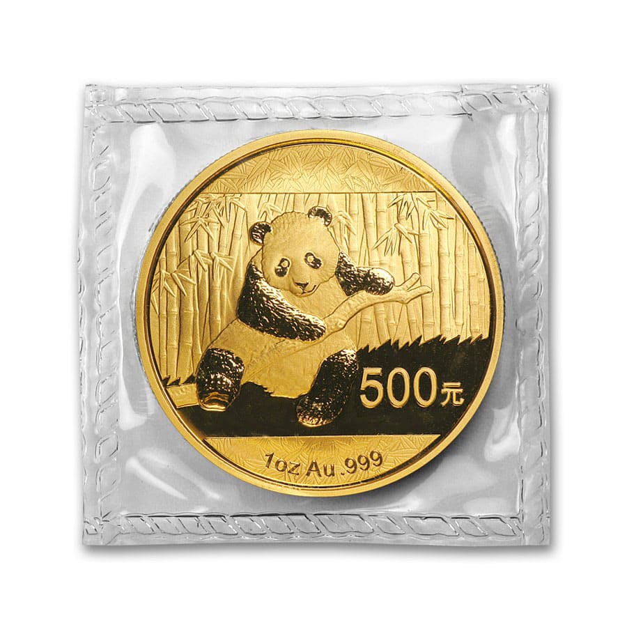 Buy China 1 oz Gold Panda BU (Random Year, Sealed) - Click Image to Close